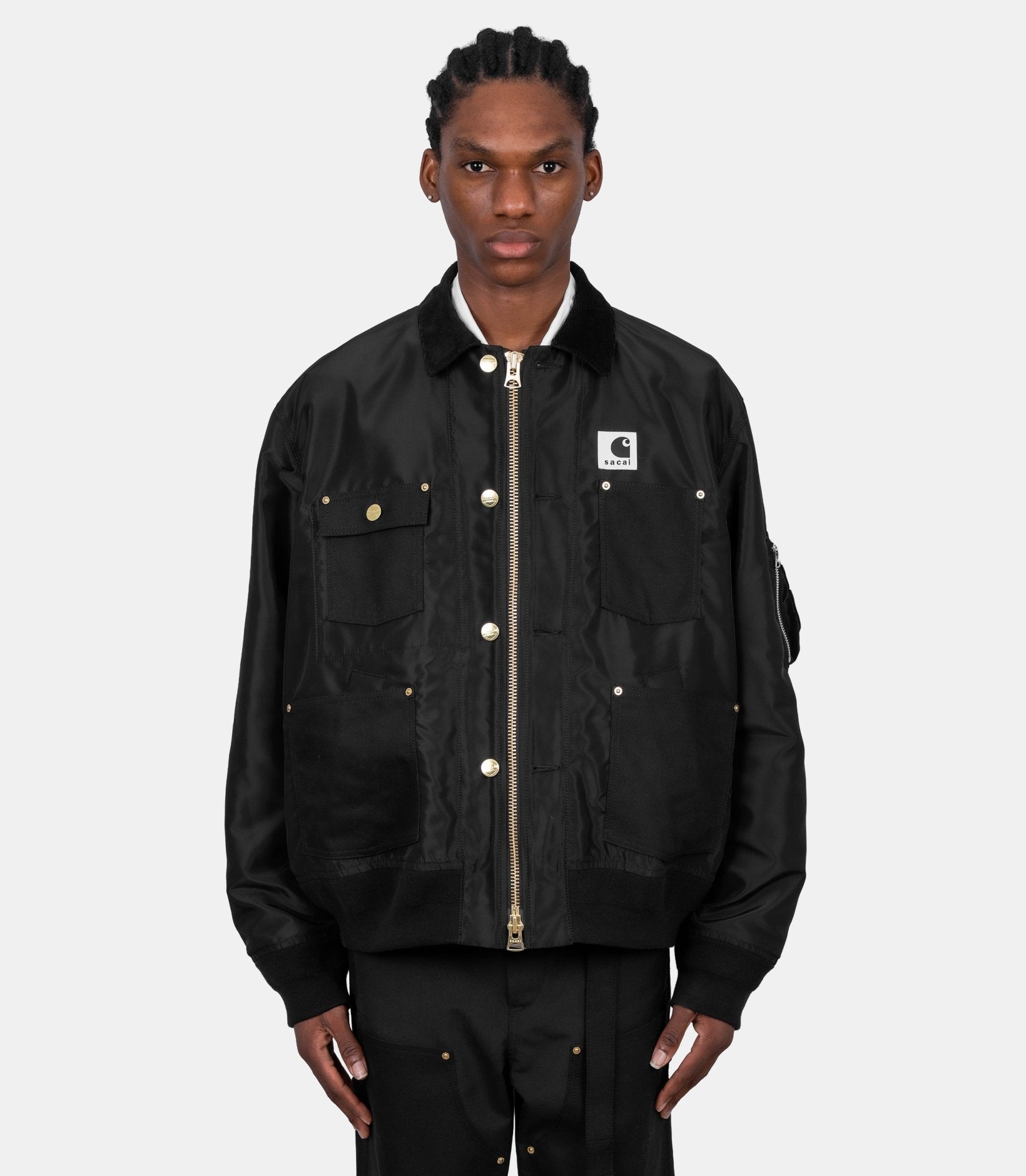 Nylon twill duck x carhartt wip jacket - Sacai - Family 3.0