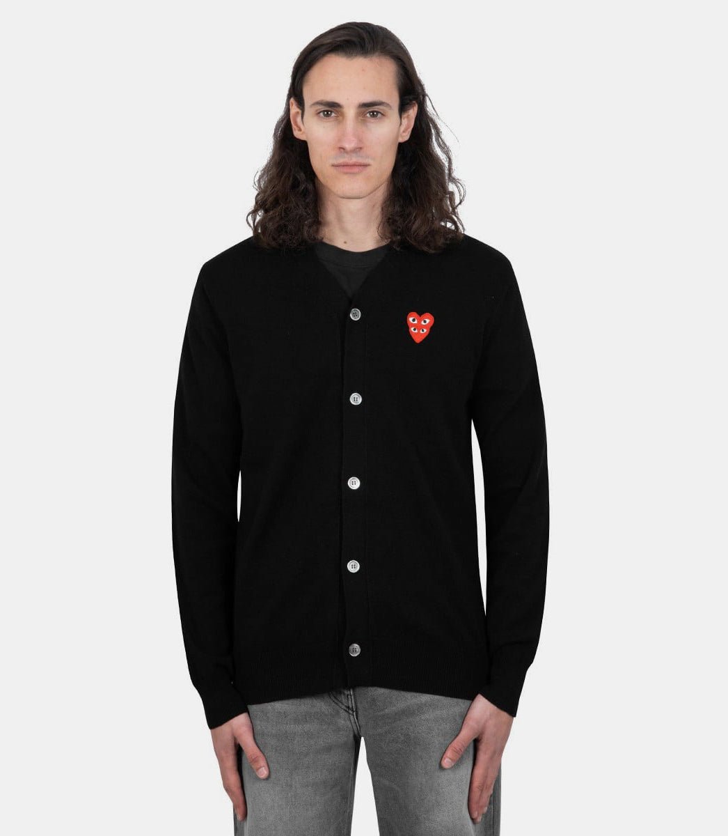 Cardigan double logo - Comme des garçons play - Family 3.0