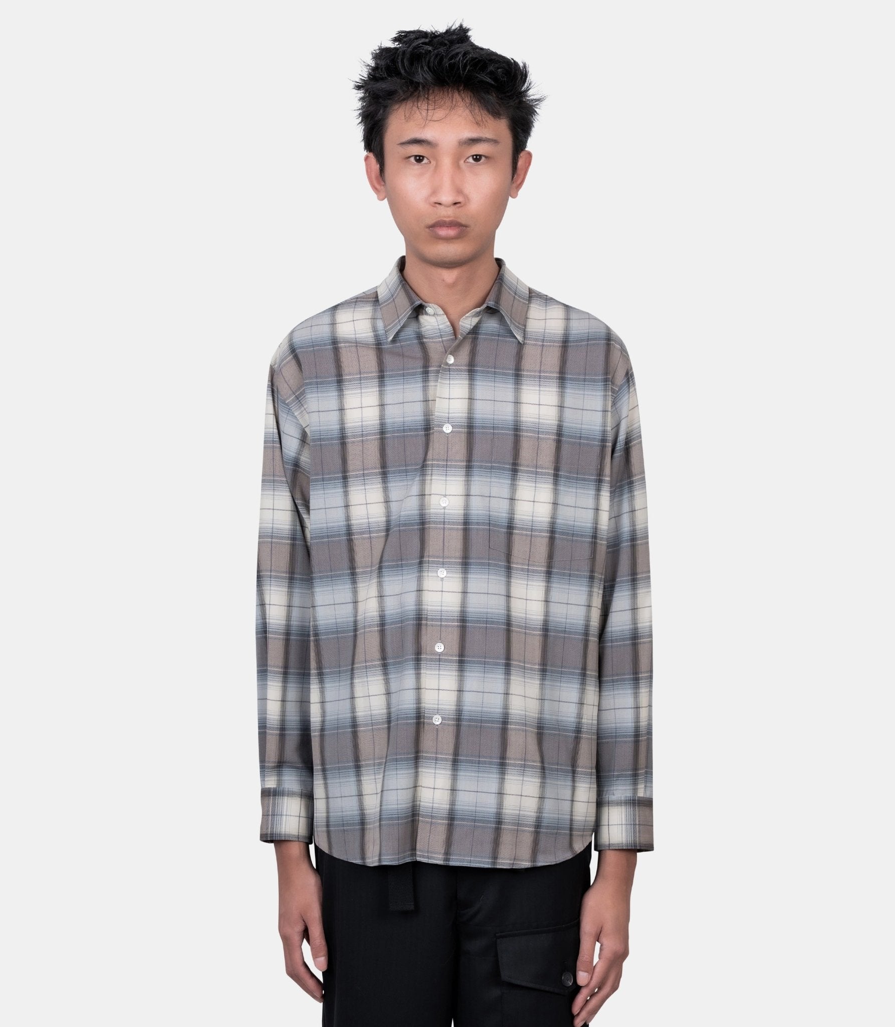 Checkered shirt - Auralee - Family 3.0