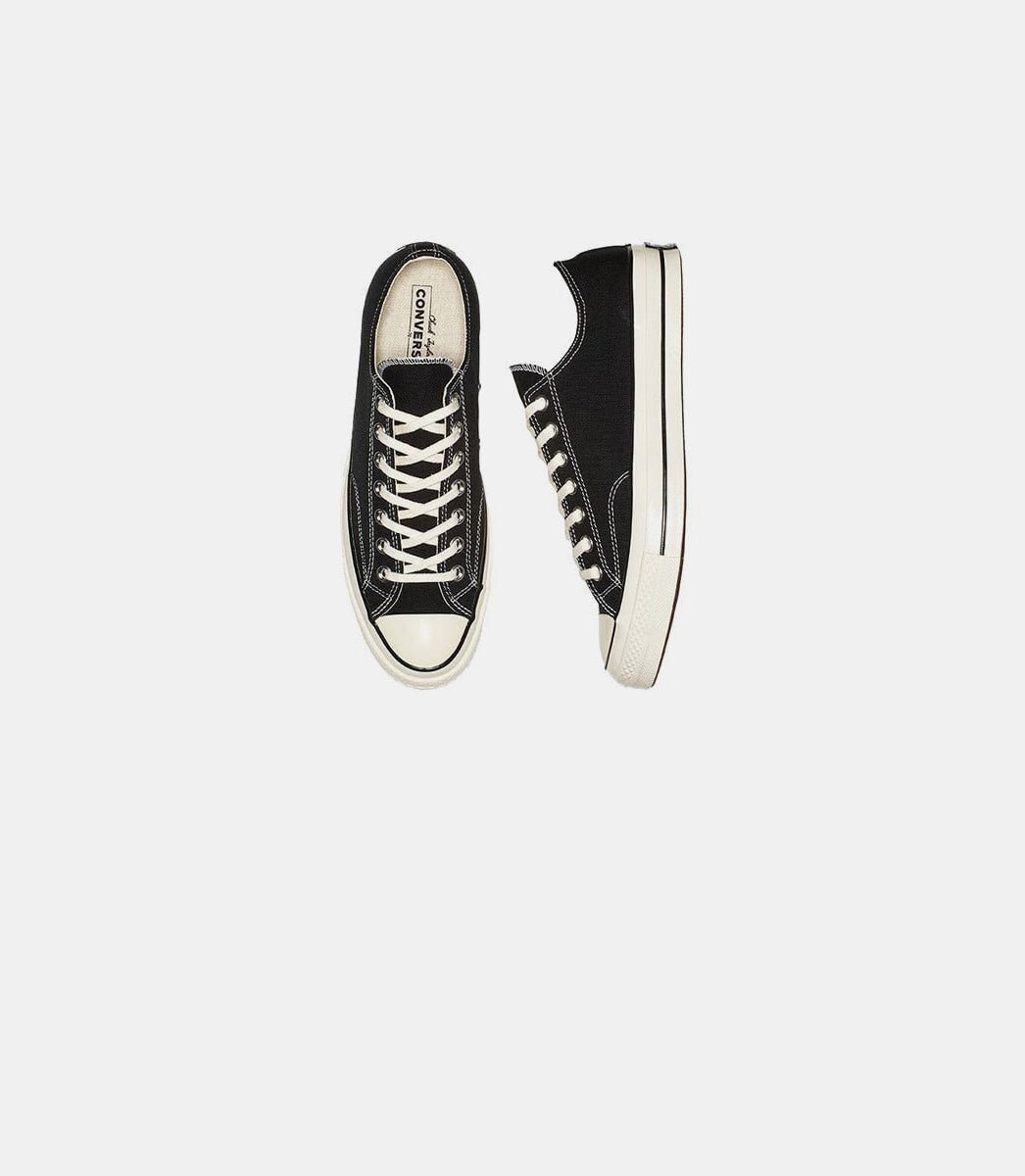 Chuck 70 canvas low - 162058C - BLACKBLACKEGRET - SS24 - 35 - Converse