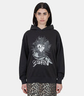 Hoodie oversize cœur Isoli - T4082 - 252 - XXS/XS - Ganni