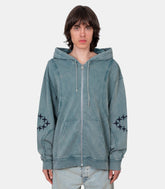 Hoodie zippé à bordures bruts - E25MMSWE280 - 42 - M - Études studio