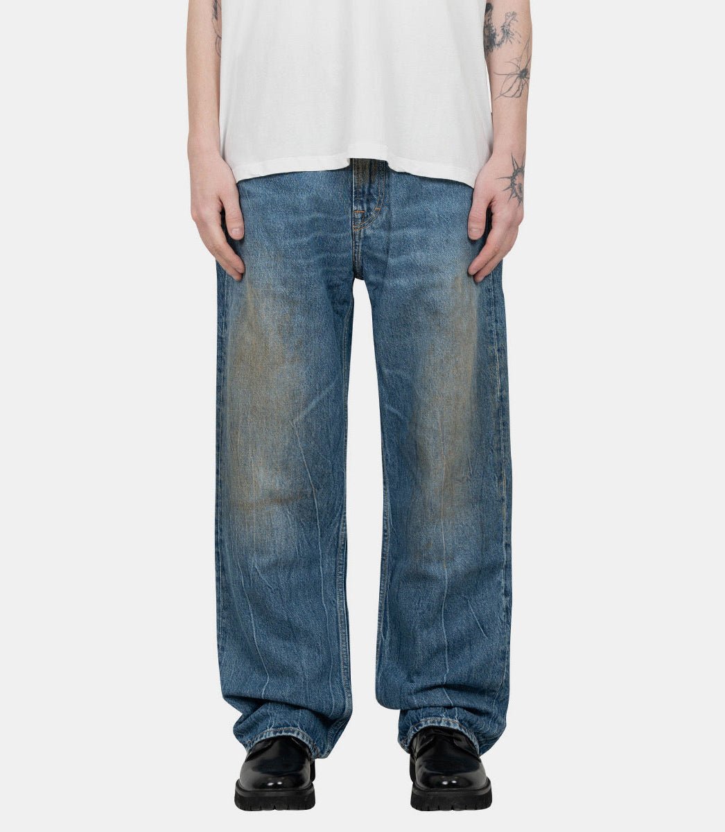 Third-cut deadline-wash jeans – Family 3.0