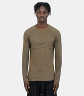 Long sleeve seamless - RBMW0406YA49 - GRN0010 - M - Roa