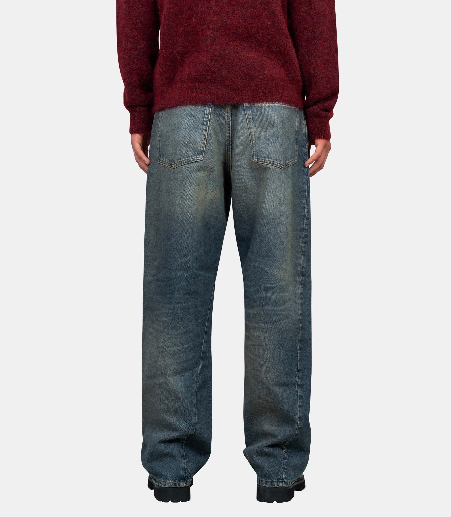 Pantalon denim wide twist - 5132 - 719 - 30/32 - Sunflower