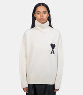 Pull col roulé ami de coeur - UKS839.018.151 - XXS - Ami paris