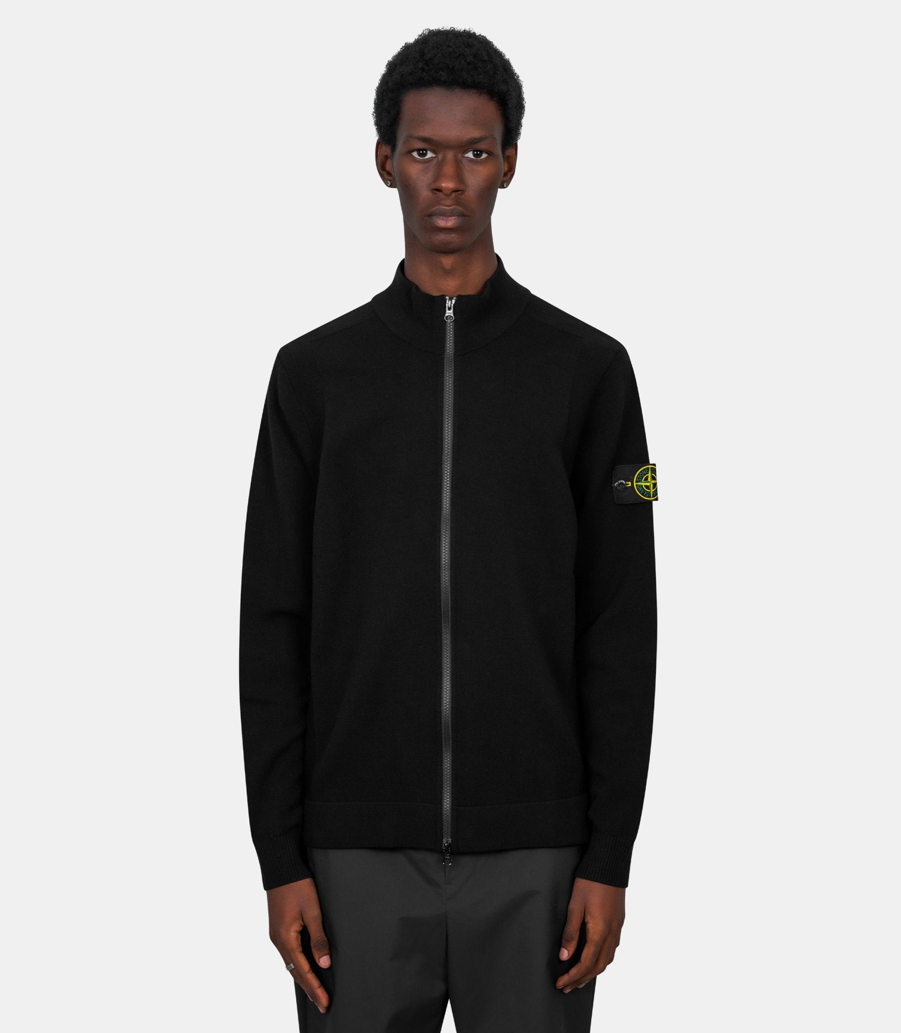 rws wool stretch zipped sweater - Stone island - Family 3.0