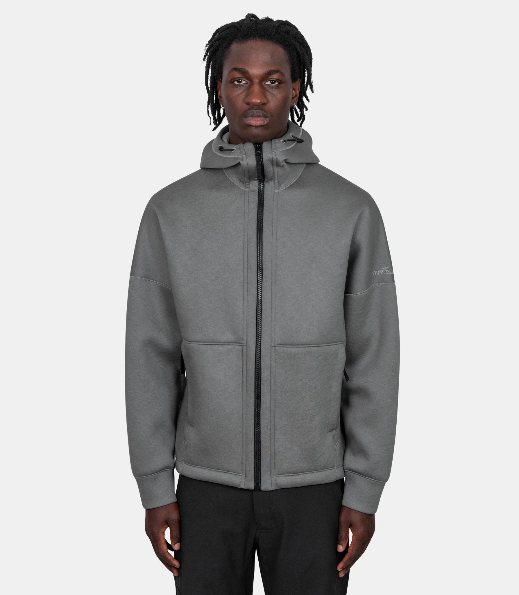 Sweatshirt scuba fleece - K2S156100031S0213-V006B -S - Stone island