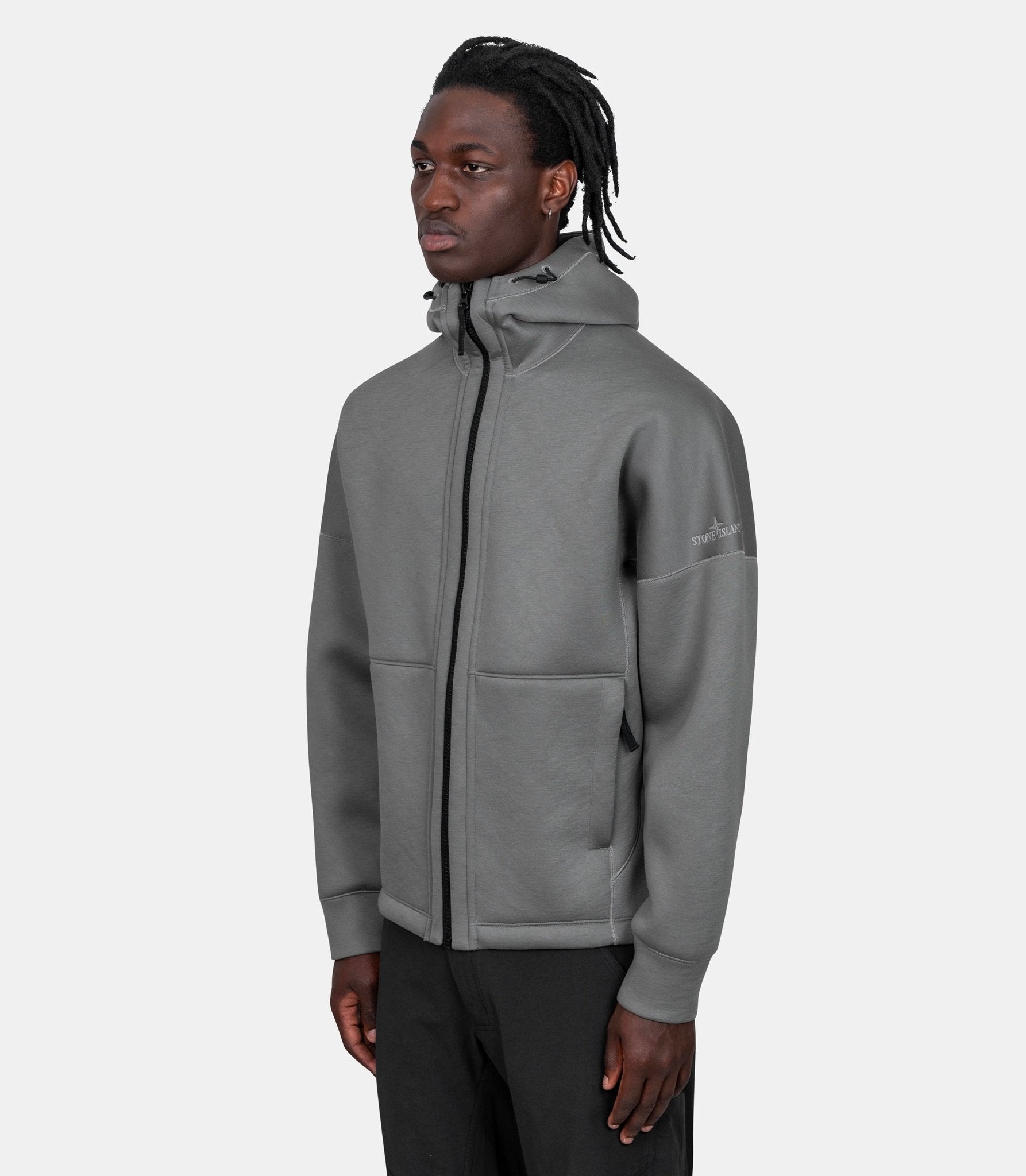 Sweatshirt scuba fleece - K2S156100031S0213-V006B -S - Stone island