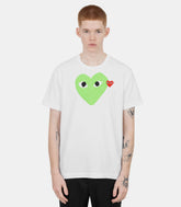 T-shirt emblème rouge tricoté - AX - T106 - 051 - 3 - S - Comme des garçons play