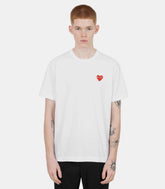 T-shirt emblème rouge tricoté - AX - T108 - 051 - 2 - S - Comme des garçons play