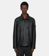 Veste matt grain leather - K2S150100002S0280 - V0029 - L - Stone island