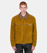 Veste zippée polaire en laine - HJK856.PL0040.374-S - Ami paris