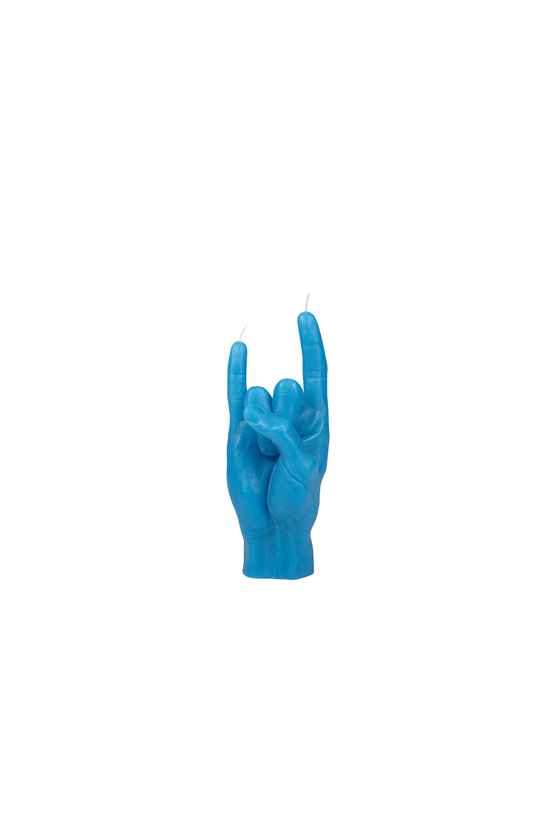 Candle hand Candle "you rock" blue
