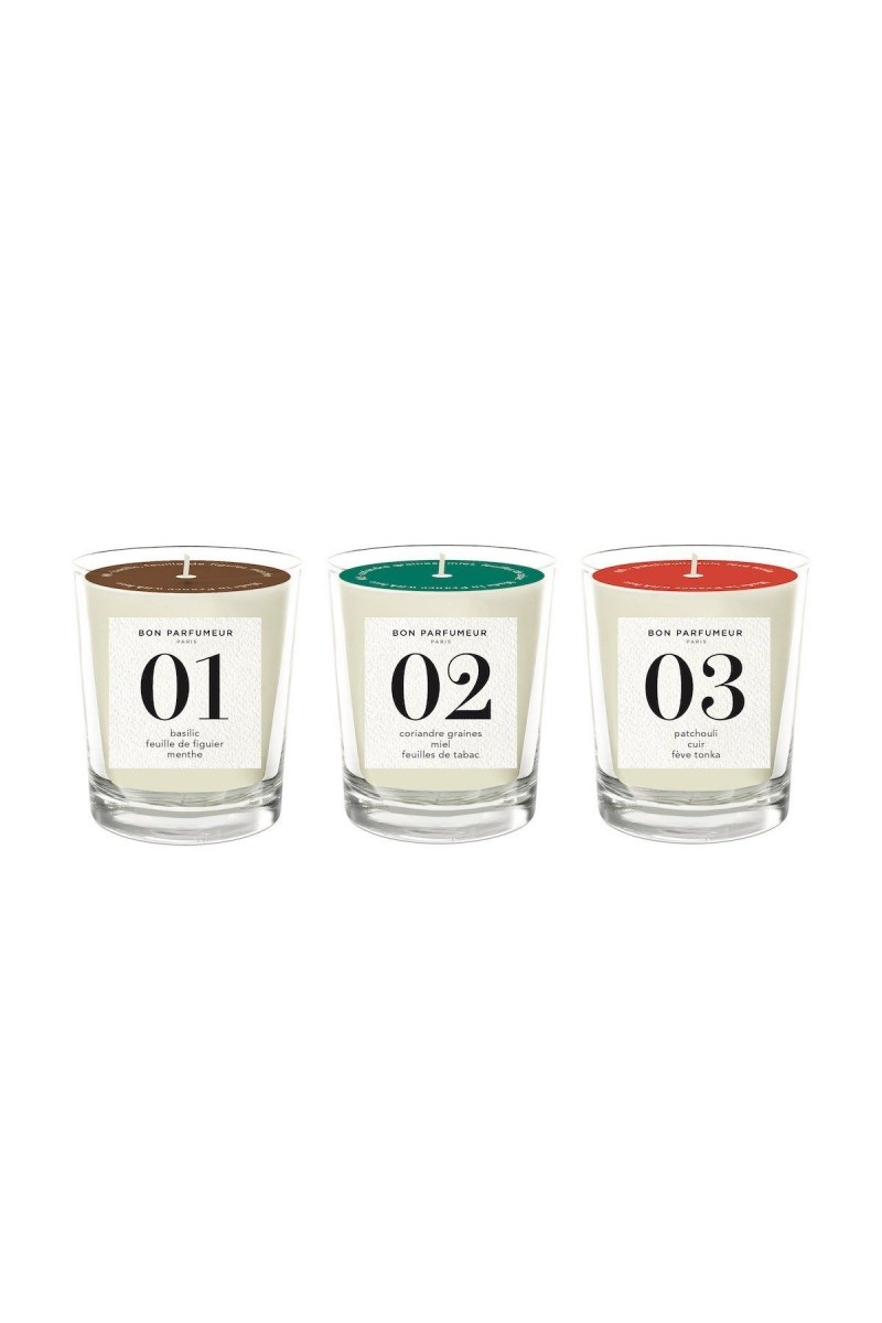Bon Parfumeur Coffret trio mini-bougies