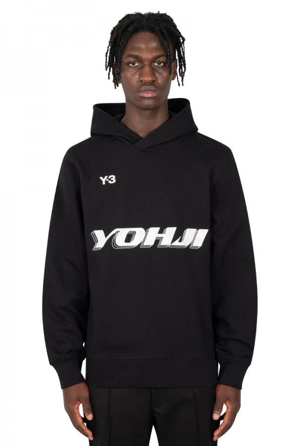 Hooded yohji noir