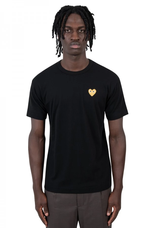 T-shirt logo play noir
