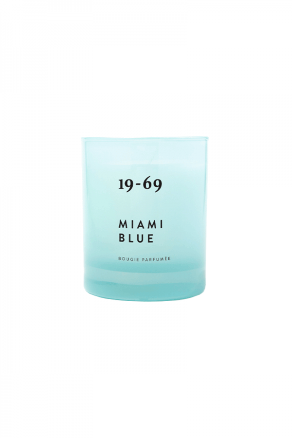Miami blue candle