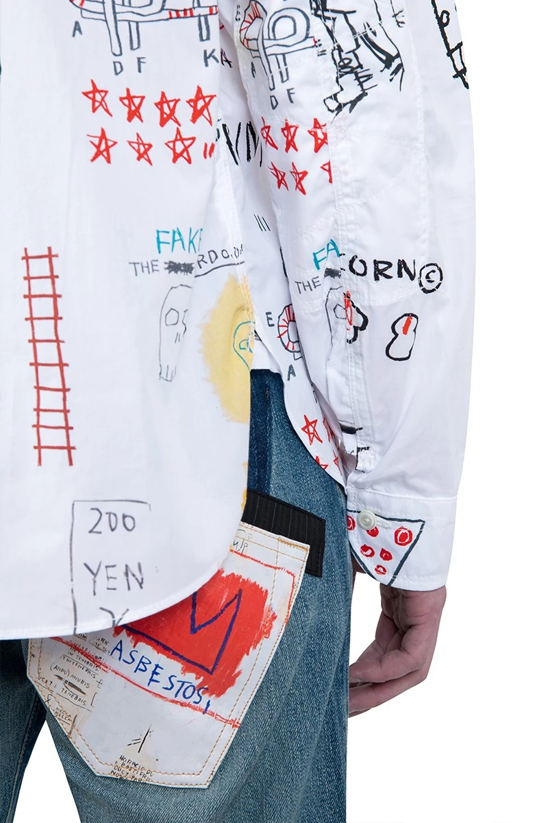 Junya Watanabe Chemise Jean-Michel Basquiat