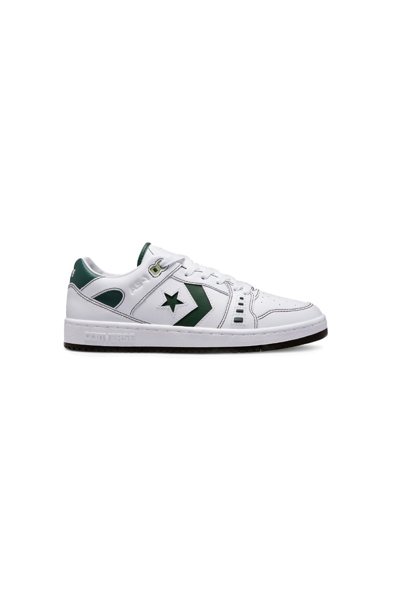 Converse White and green AS -1 pro