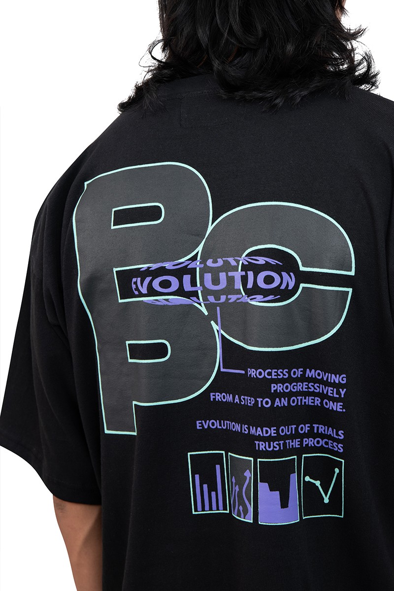 Panic Pizza Club Evolution t-shirt