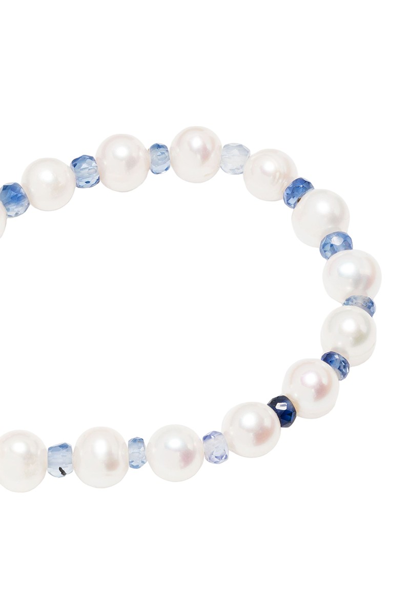 Hatton Labs Blue gradient crystal pearl bracelet