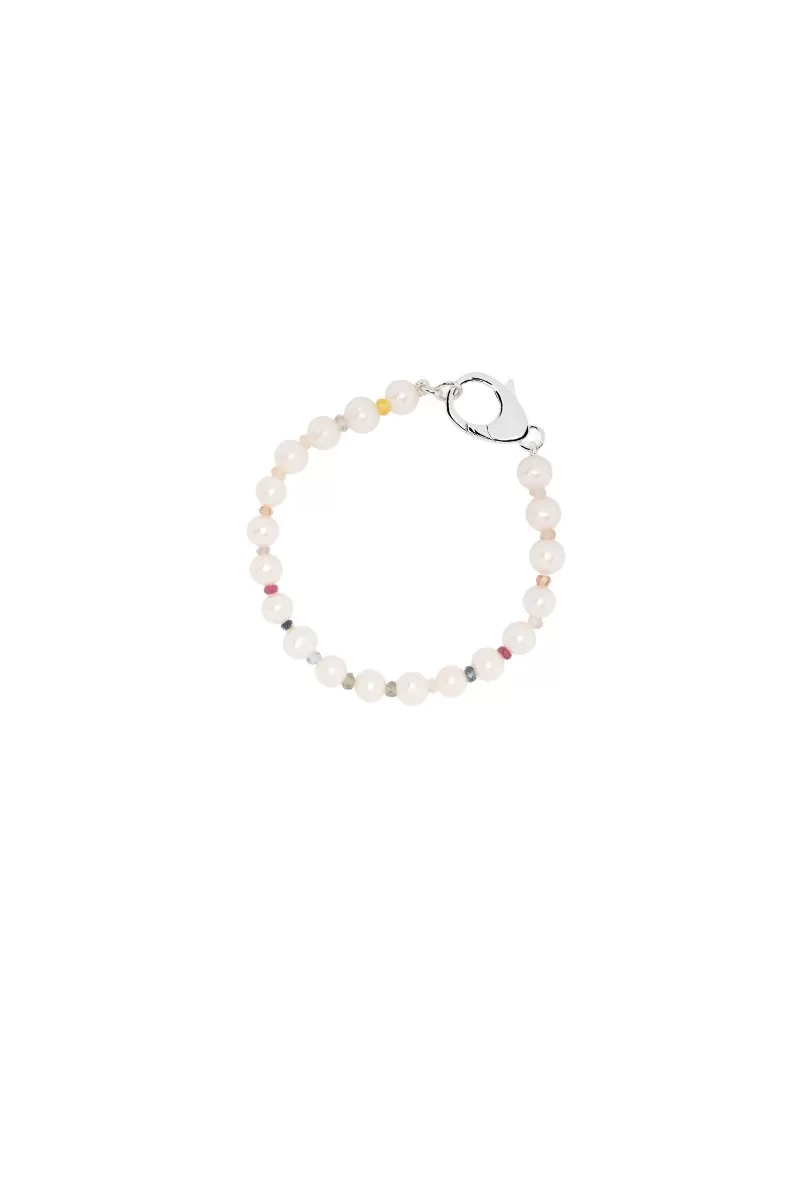 Hatton Labs Rainbow gradient crystal pearl bracelet