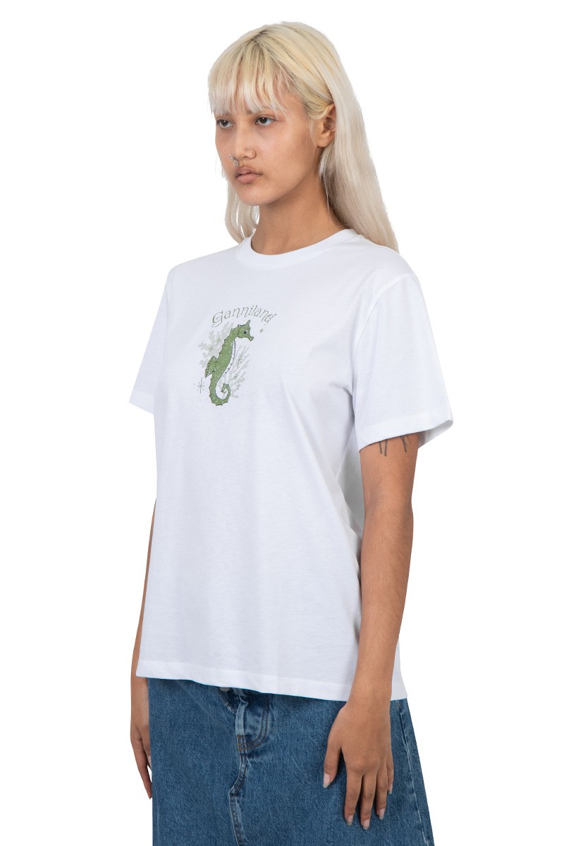 GANNI Relaxed t-shirt seahorse