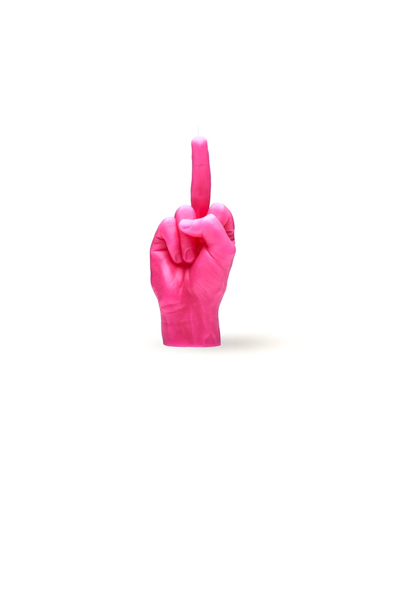 Candle hand Candle "f*ck you"