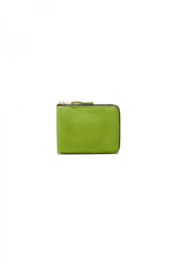 Green faded mini wallet