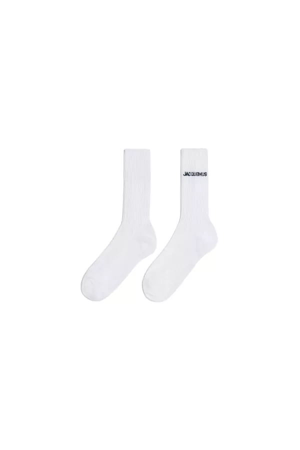 Blanc logo socks