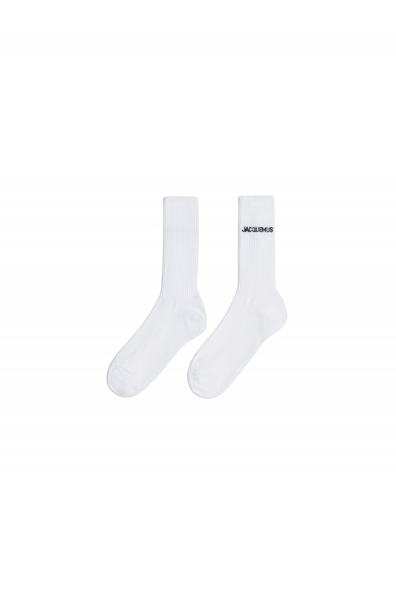 Jacquemus Blanc logo socks