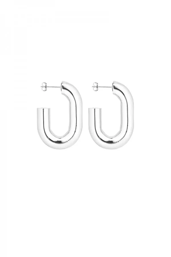 Xl link earrings