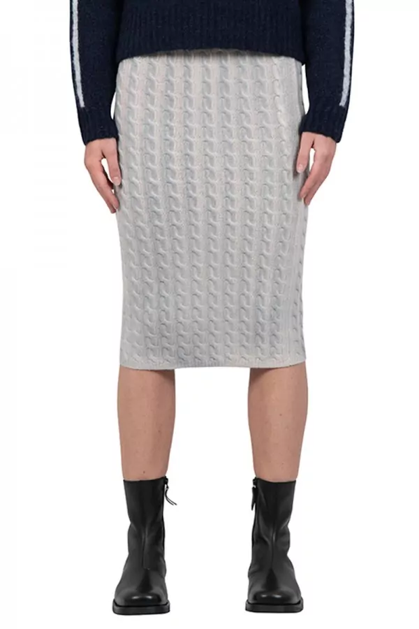 Grey droppo skirt