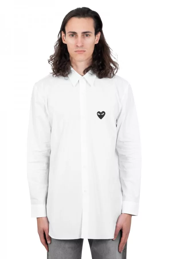 Chemise logo blanc