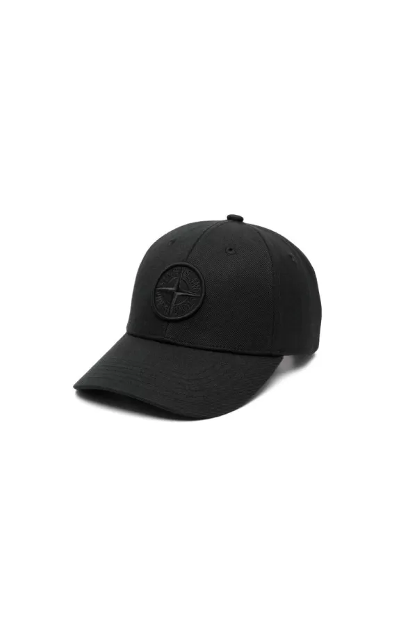 Black logo cap