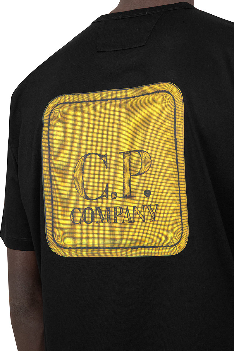 C.P. Company Metropolis Series Mercerized jersey graphic badge t-shirt