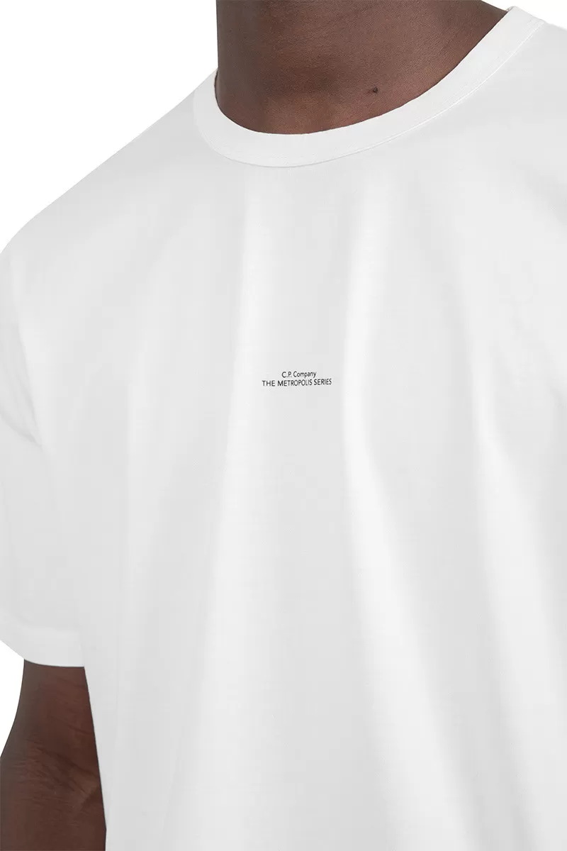 C.P. Company Metropolis Series T-shirt jersey mercerisé blanc