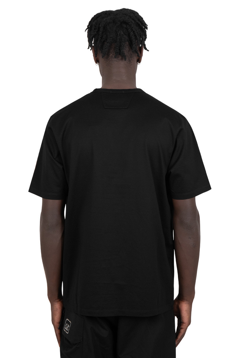 C.P. Company Metropolis Series T-shirt jersey mercerisé logo noir