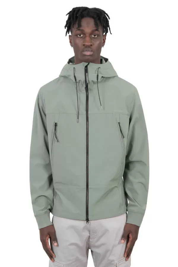 Green shell-R google jacket