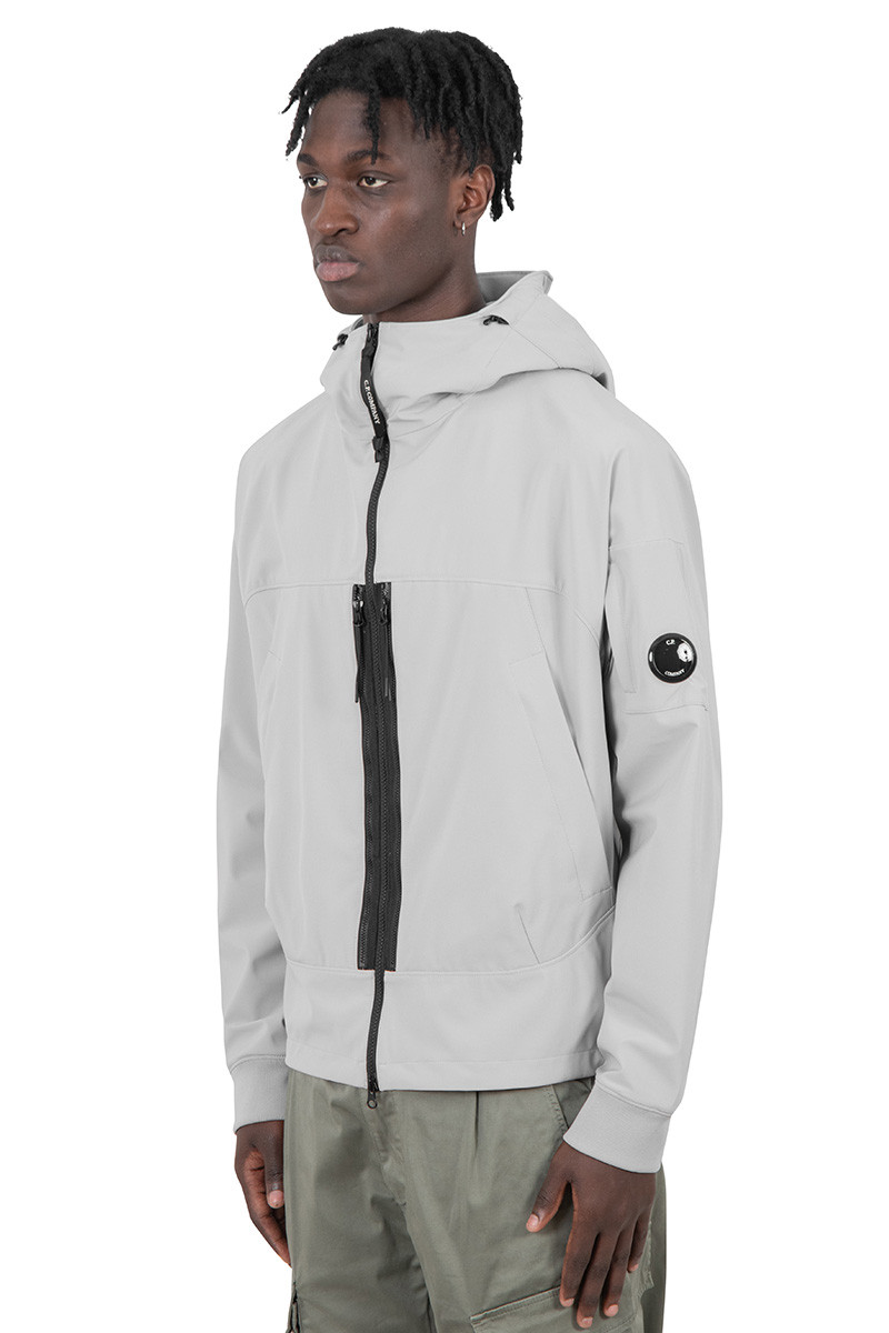 C.P. Company Shell-r hooded jacket grey
