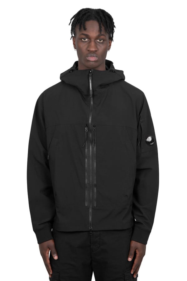 Black soft shell-r jacket