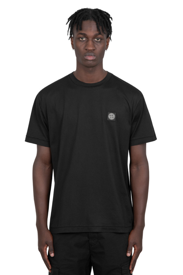 Black t-shirt with patch
