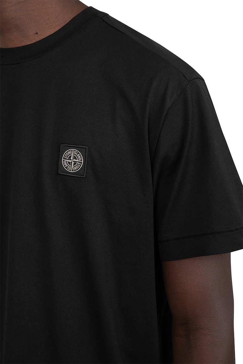 Stone Island Black t-shirt with patch