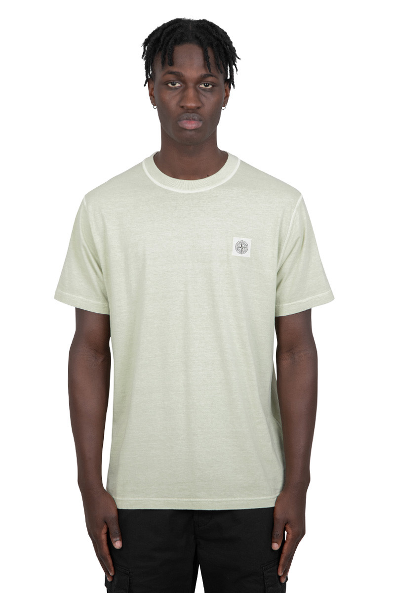Stone Island T-shirt à écusson vert
