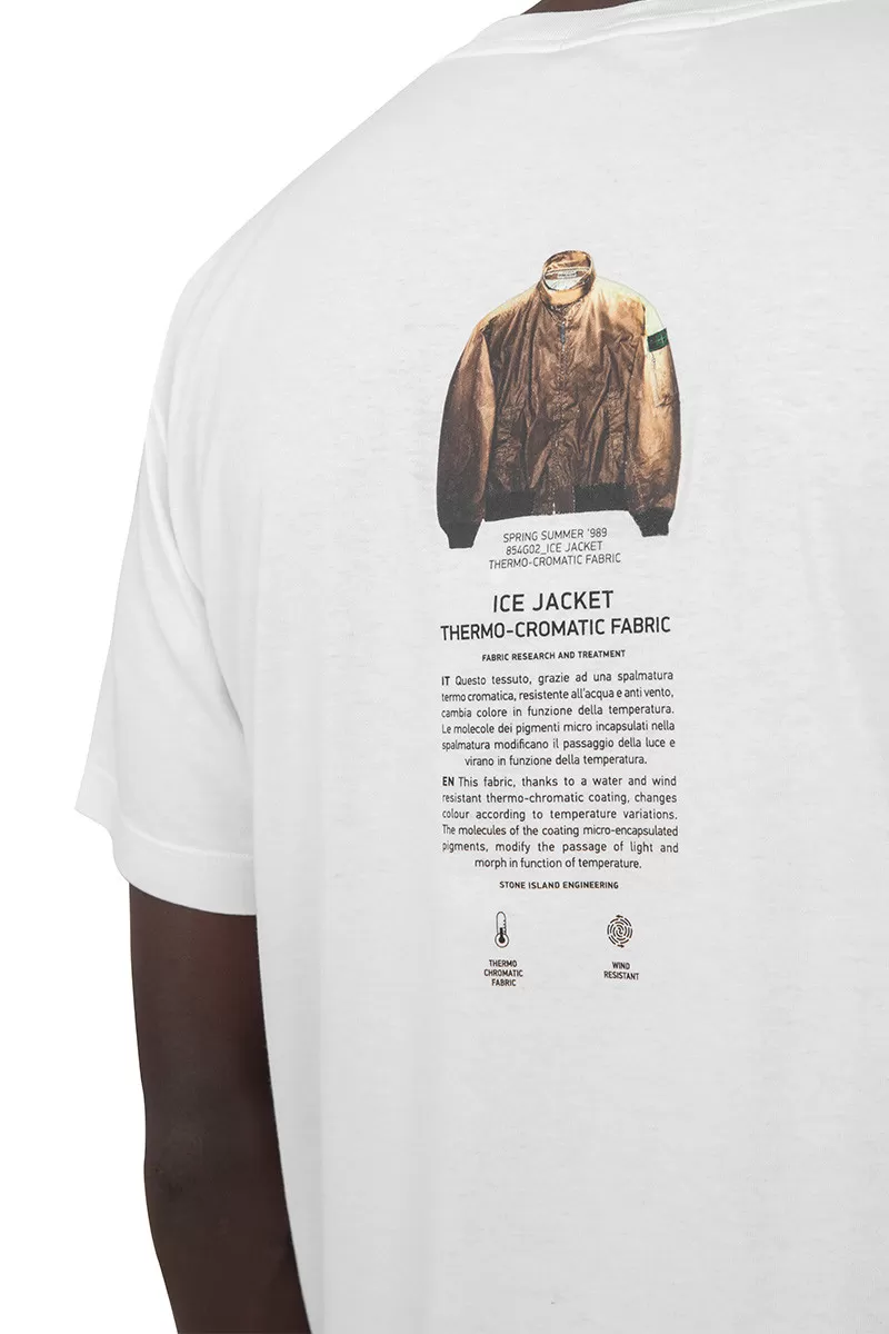 Stone Island White archivio t-shirt