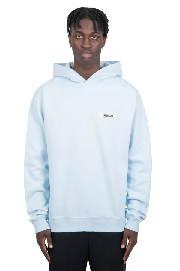Le hoodie gros grain bleu