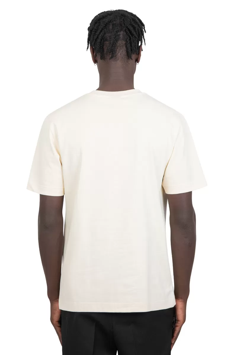 Jacquemus Le t-shirt gros grain beige