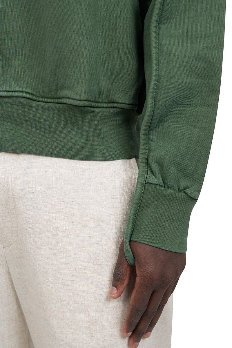 Jacquemus Le sweater camargue zip vert