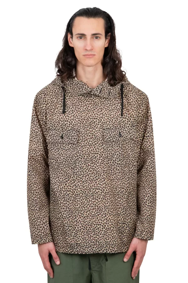 Chemise cagoule leopard